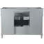 Meuble-lavabo simple 48 po avec comptoir en marbre de Carrare blanc-496726691