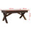 Coffee Table Solid Reclaimed Wood 43.3" x 23.6" x 17.7"