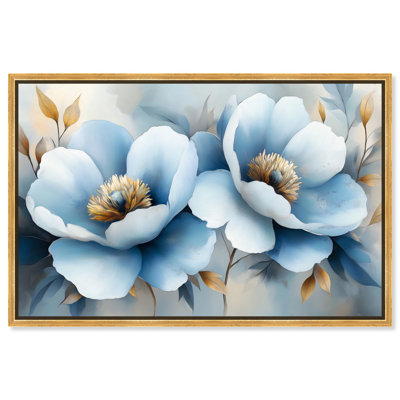 Gilded Flora Canvas Glam Floral Art by Art Remedy