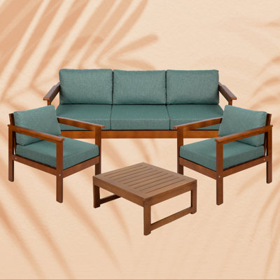 Japeth 5 - Person Seating Group with Cushions