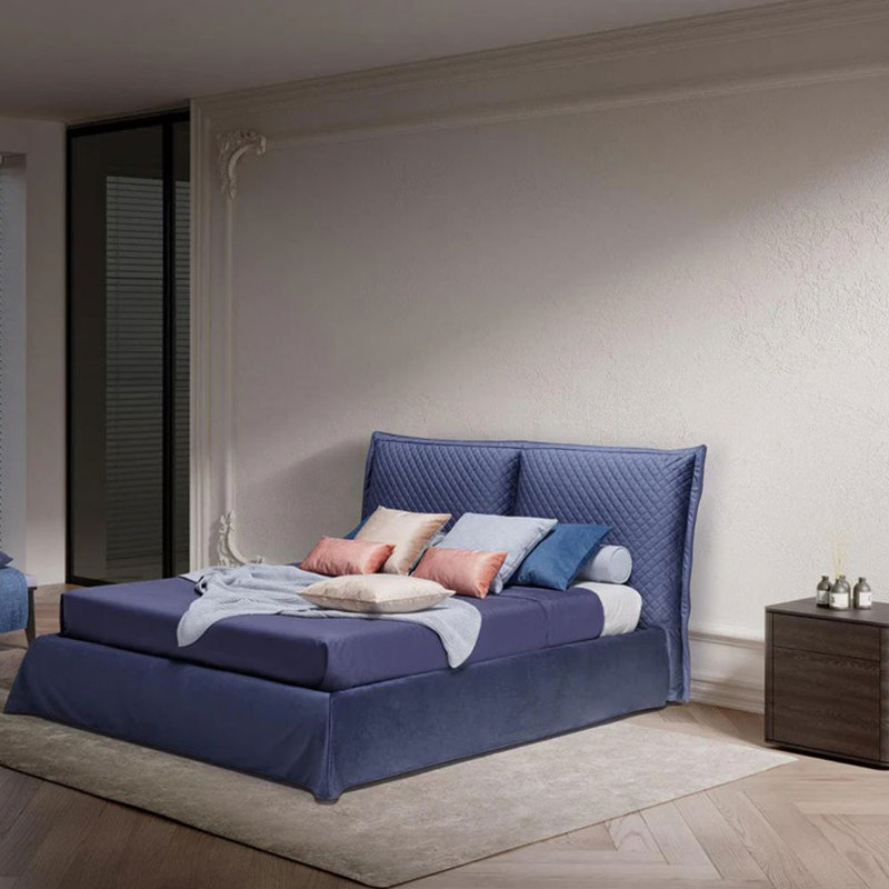 Hf2201 Upholstered Bed Frame, Queen