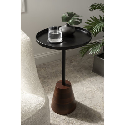 Roene Pedestal End Table