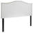 Fitzsimmons Arched Upholstered Headboard with Accent Nail Trim-377993608-377993603