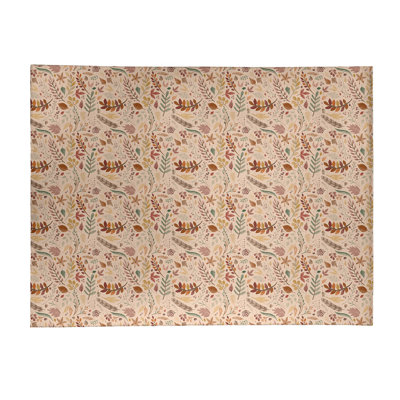 Chenille Floral Indoor Rug