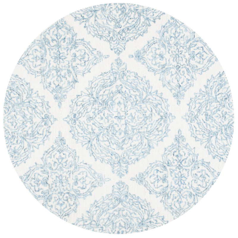 Hewett Hand Tufted Wool Rug, Round 4'