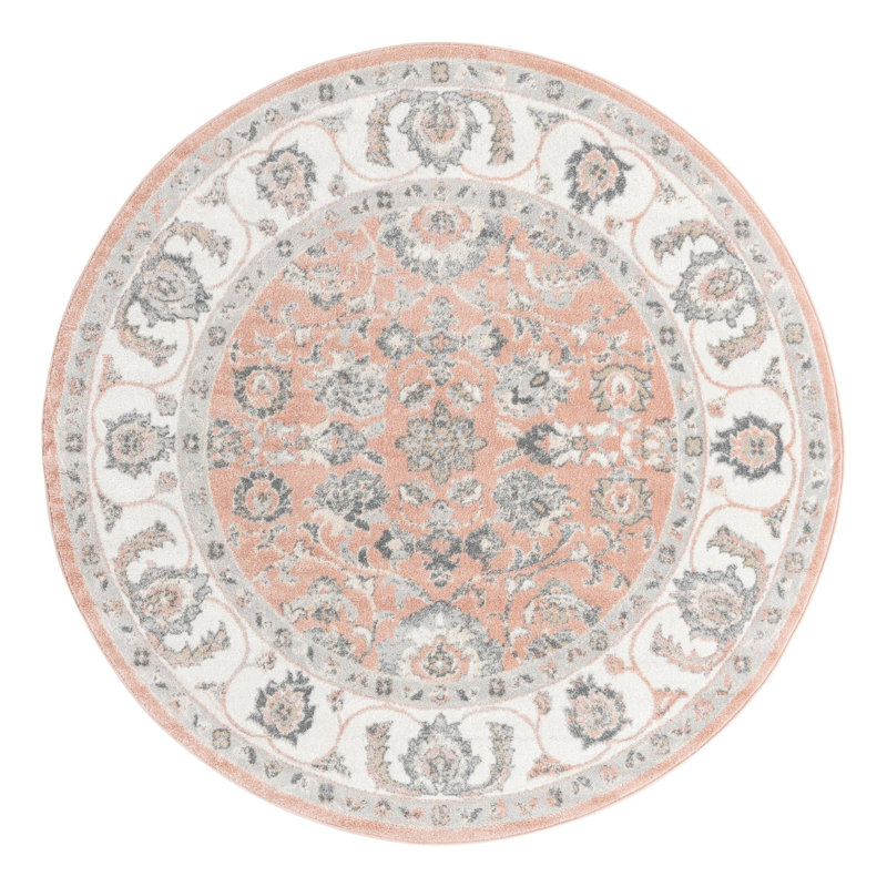 Aurelia Oriental Indoor Rug, Round 7'