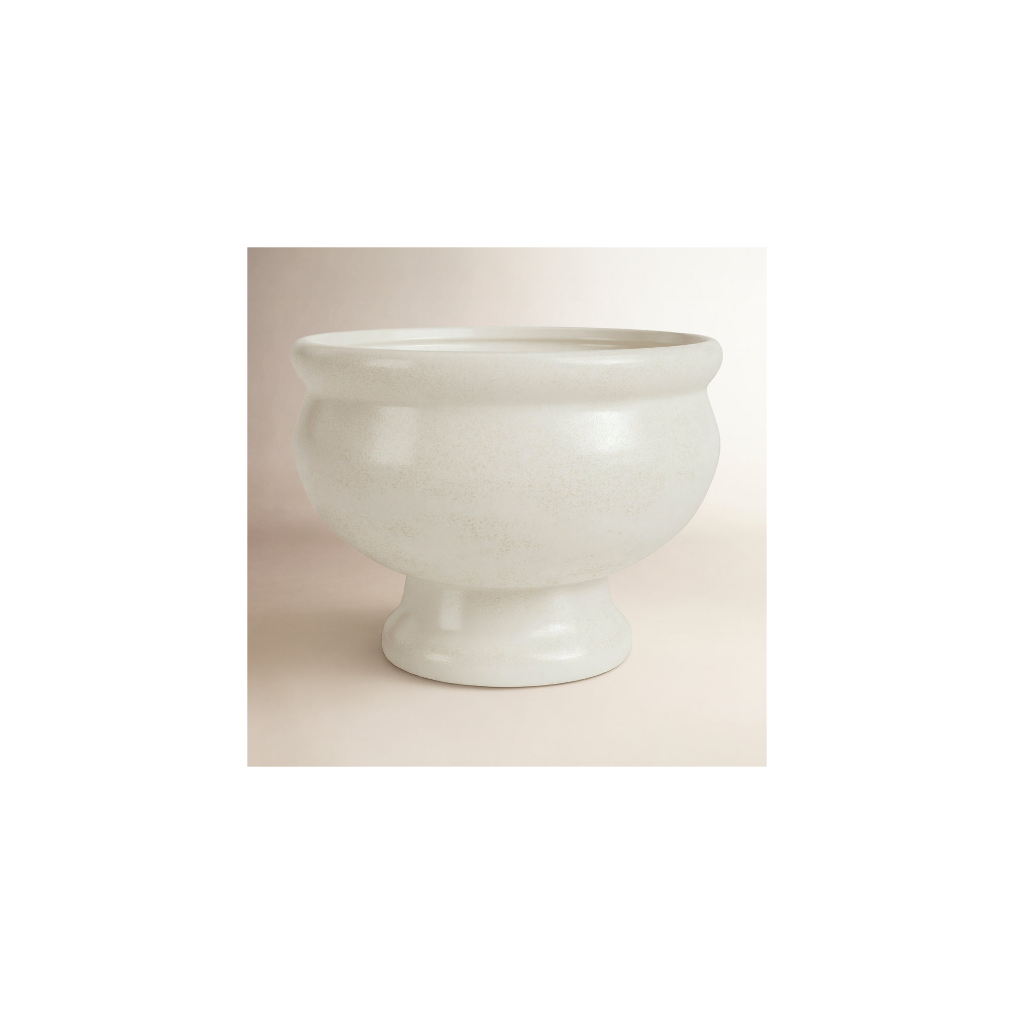 Dorris Handmade Ceramic Table Vase, 5.25" H x 6.75" W x 6.75" D