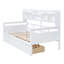 Lit de jour, support en lattes de bois, avec tablette de chevet et deux tiroirs-7615919-7615912