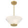 Hashimoto 3-Light Convertible Semi-Flush or Pendant 