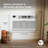 TCL 14,000 BTU 230V 700 Sq. Ft. Smart Wall AC Unit with Fan, Dehumidifier & Remote Control, Works with Smart Home Devices-124210933-124210934
