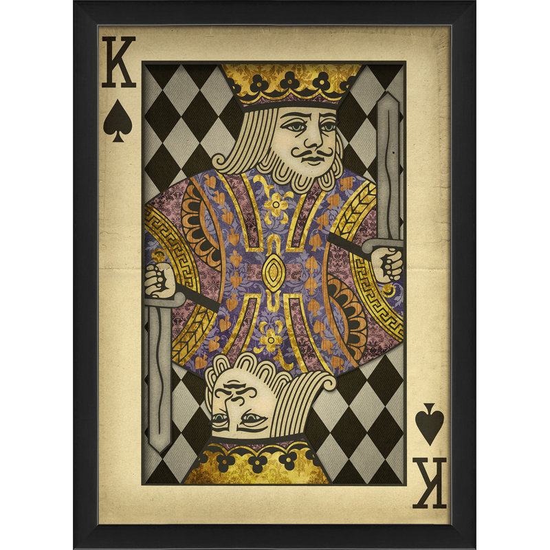 « roi of spades », impression encadrée