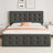 Bed Frame with Adjustable Headboard-2115354398-2145460537