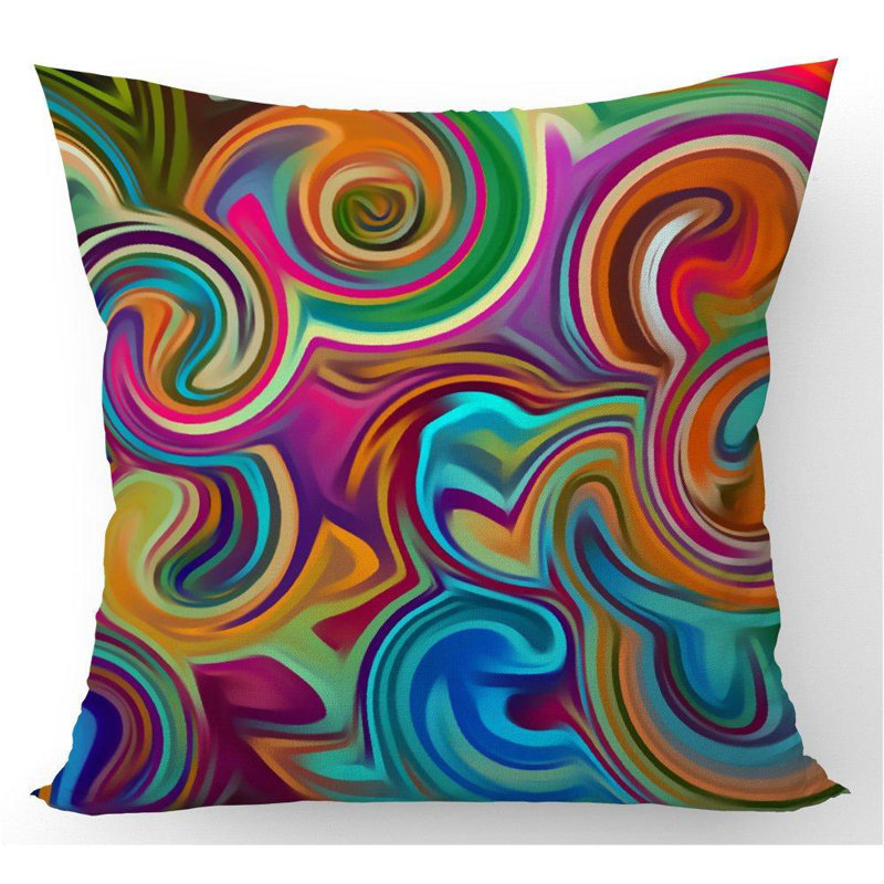 Libbey Abstract Square Cushion