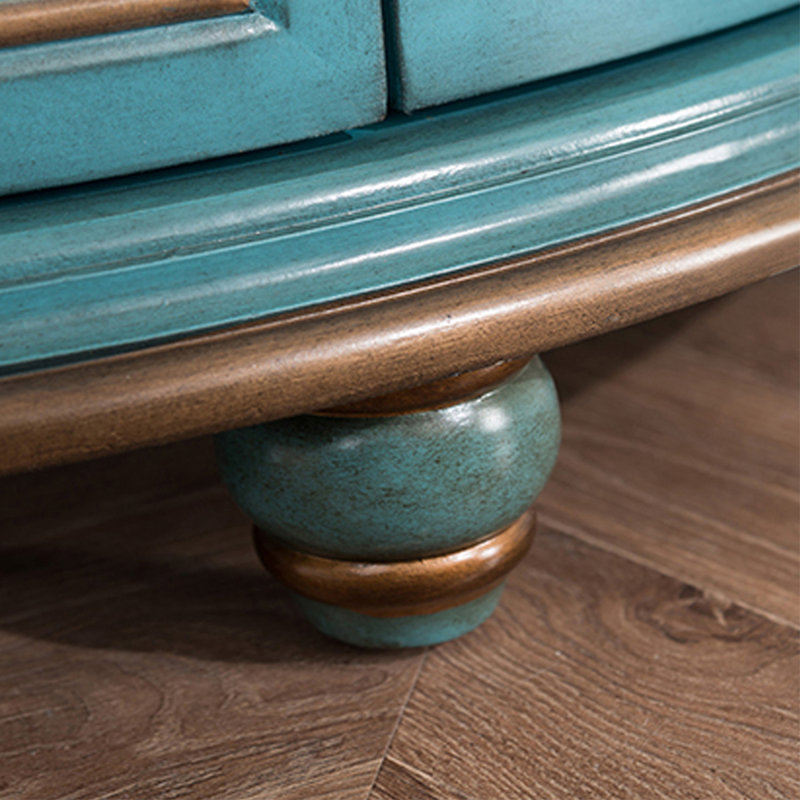American style multi-functional corner cabinet