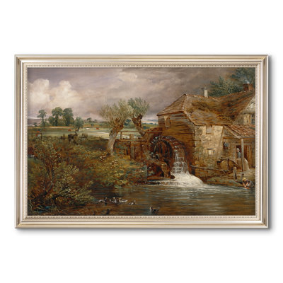 Parham Mill, Gillingham, 1826-John Constable-Custom Framed Canvas