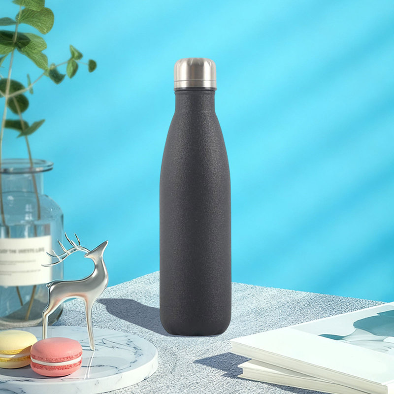 Bouteille d'eau en acier inoxydable 304, Noir