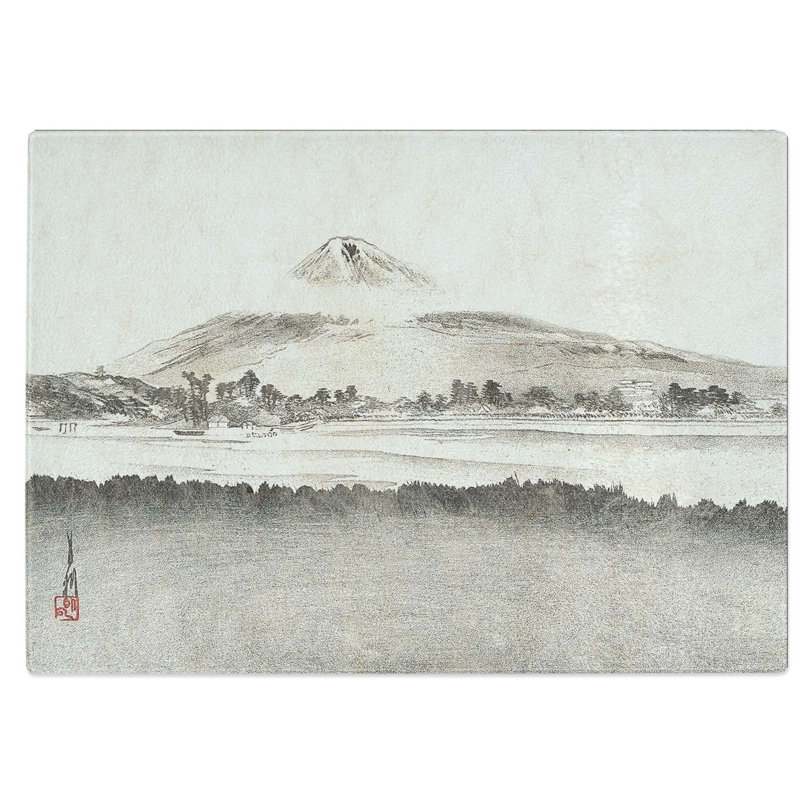 Glass Mountain Landscape by Ogata Gekko Chopping Board, 39 cm W x 28.5 cm L