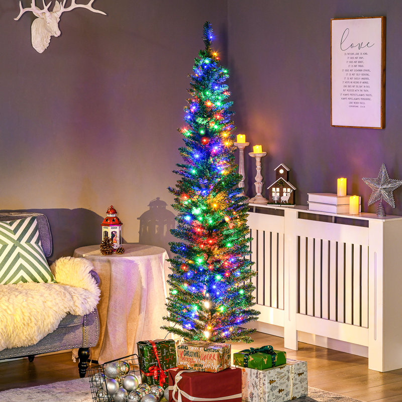 182.88cm H Lighted Artificial Christmas Tree