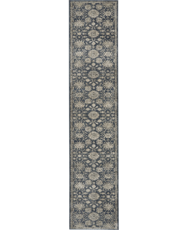 Tapis beige Freeda, Tapis de couloir 2 pi 2 po x 10 pi