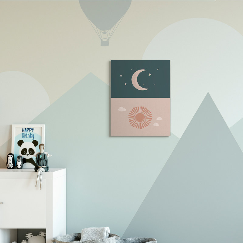 Ciel nocturne sur une journée ensoleillée, Toile tendue, H 20 po x l 16 po