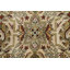 Tapis beige en laine noué à la main de conception unique 11 pi 7 po x 17 pi 10 po