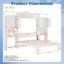 Grand lit escamotable avec bureau, meuble-lavabo rabattable et rangement pour armoire, lit mural peu encombrant-500527861