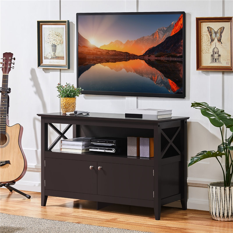 Bethany-Jane 42'' W TV Stand with X-Side Panels