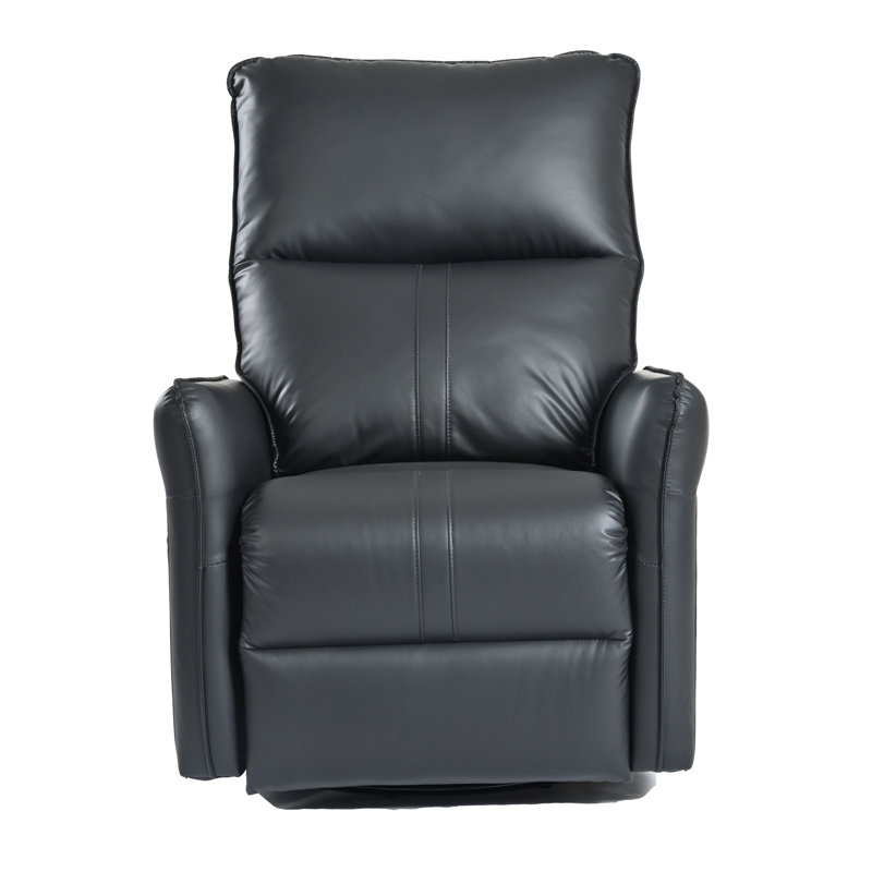 Power Swivel Rocker Recliner Chair, Black