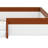 Upholstered Daybed Frame With Fence And Stairs-1697866050