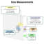 Assiette Mission avec trou de serrure décoratif et bouton de porte New York-15388857
