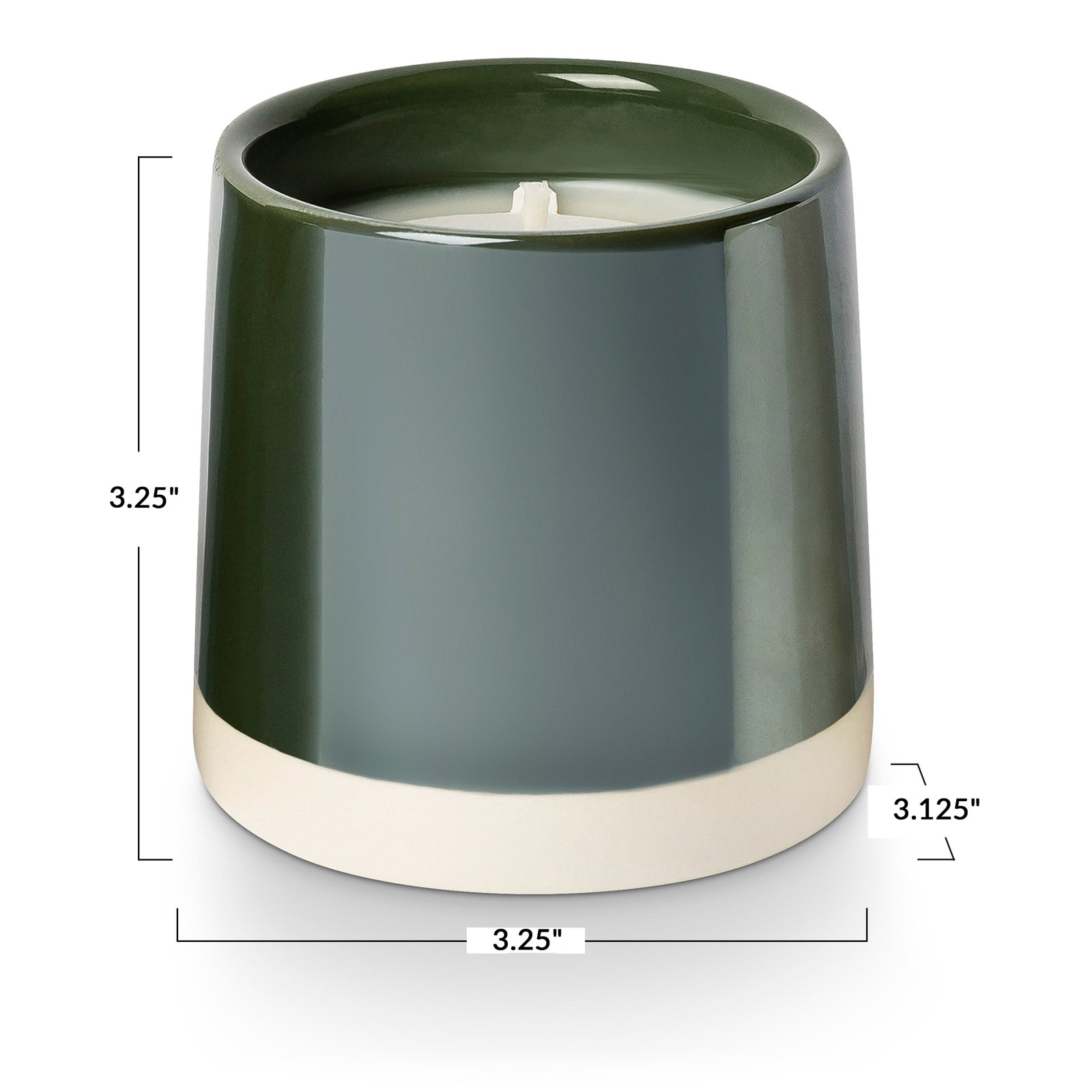 Noble Holiday Balsam & Cedar Candle, Shine Ceramic