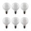 6 Watt (60 Watt Equivalent), G25 LED, Dimmable Light Bulb, Warm White (2700K) E26/Medium (Standard) Base-72609785-121686036
