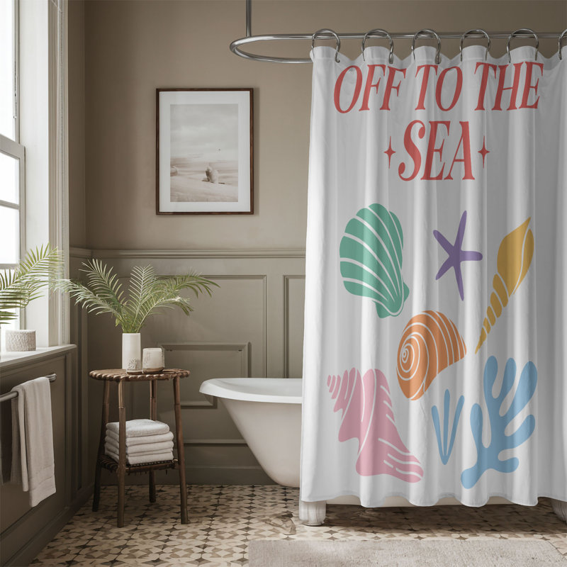 Quaniece Shower Curtain, H 74 po x l 71 po