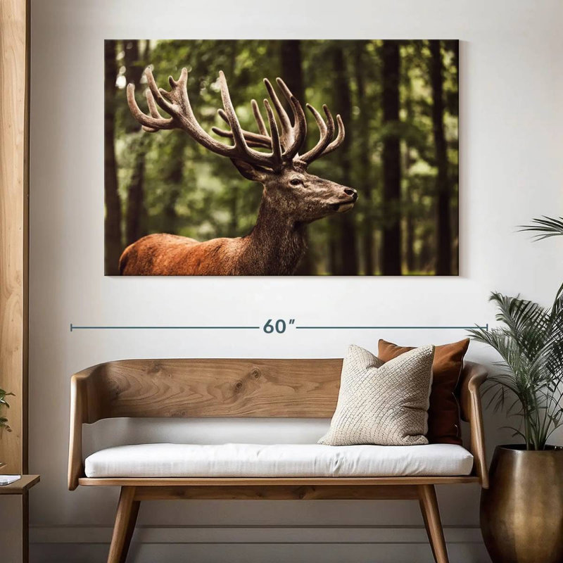 Brampt Dreamy Deer, 34" H x 51" W