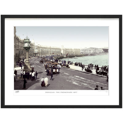 Douglas, The Promenade 1897 by Francis Frith - Single Picture Frame Print