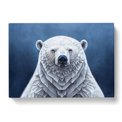 Flourishing Polar Bear - Wrapped Canvas