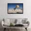 «Panoramic Town Square, Dome of the Rock, Mont du Temple, Jérusalem, Israël», reproduction de photo sur toile tendue-1813205621-1813205577-1813205622