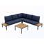 Ensemble de conversation d'extérieur avec coussin-980416857
