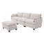 Canapé modulaire surdimensionné avec repose-pieds mobile-1979277856