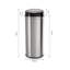 Stainless Steel 42 Litre Motion Sensor Trash Can-20723682