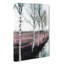 Row of Birch Trees - Wrapped Canvas Painting Print-55323394