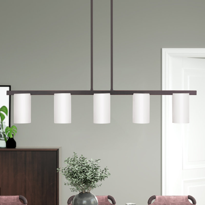 Delvin 5 - Light Pendant, Old Bronze