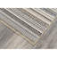 Tapis touffeté à rayures rectangulaire beige Kandace-358426988