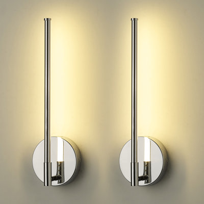 Ensemble de 2 lumières de meuble-lavabo en métal à intensité variable 16 po (ensemble de 2)