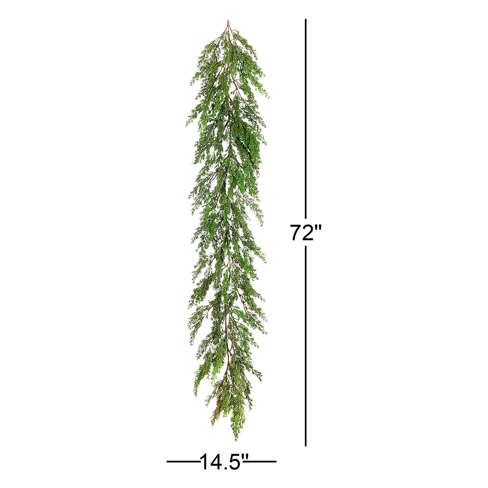 Adame 72'' in. Faux Cedar Garland