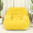 Corduroy Fabric Yellow Mini For Bedroom And Dorm, Soft Cozy, No Assembly Needed, Ergonomic Design Family Time, 38.1 In Width, 34 Lb Package Weight Bedroom, Neck Head Support, Weight, 27.5 Tall-1952853294