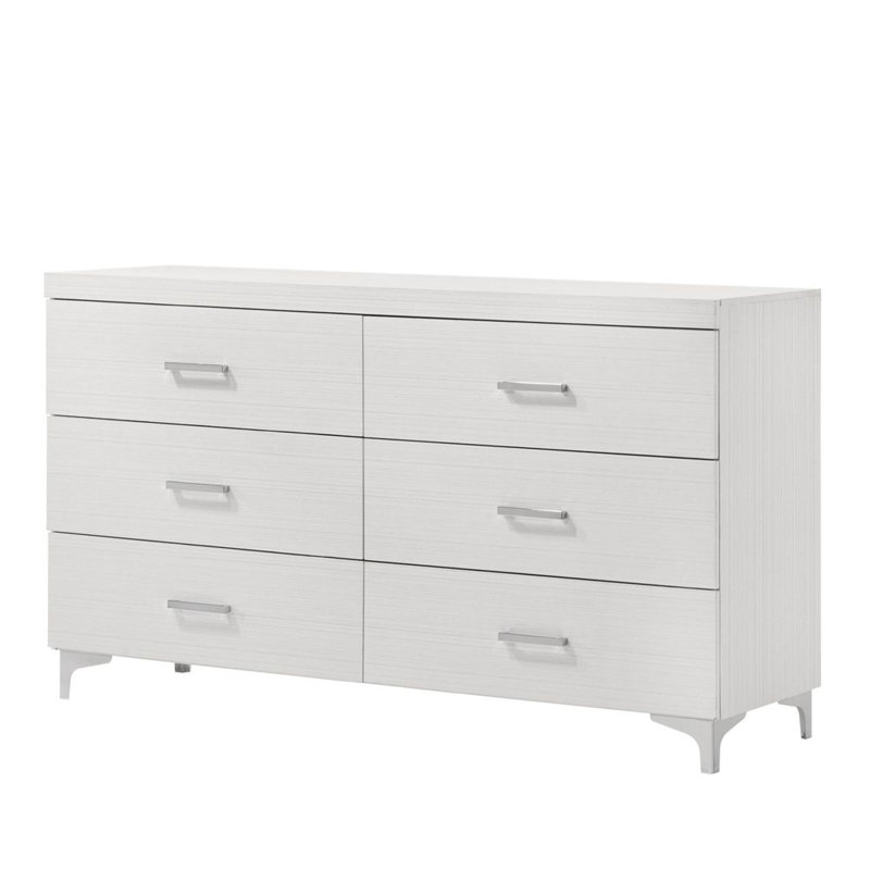 Commode double 6 tiroirs avec miroir Yifan