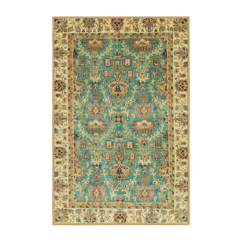 Abstract Indoor Rug, Rectangle 7' x 9'
