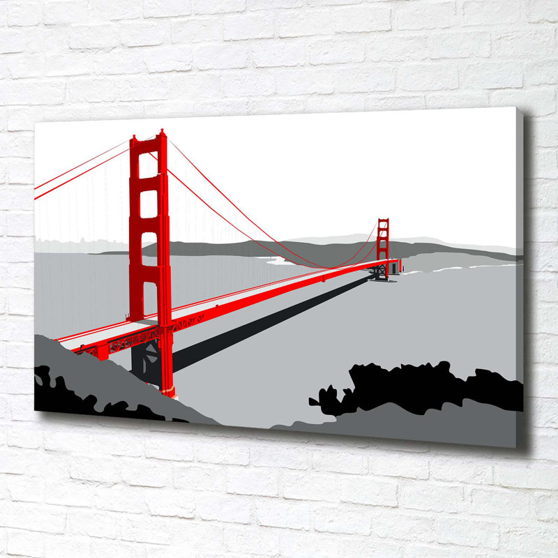 San Francisco Bridge - Wrapped Canvas Print