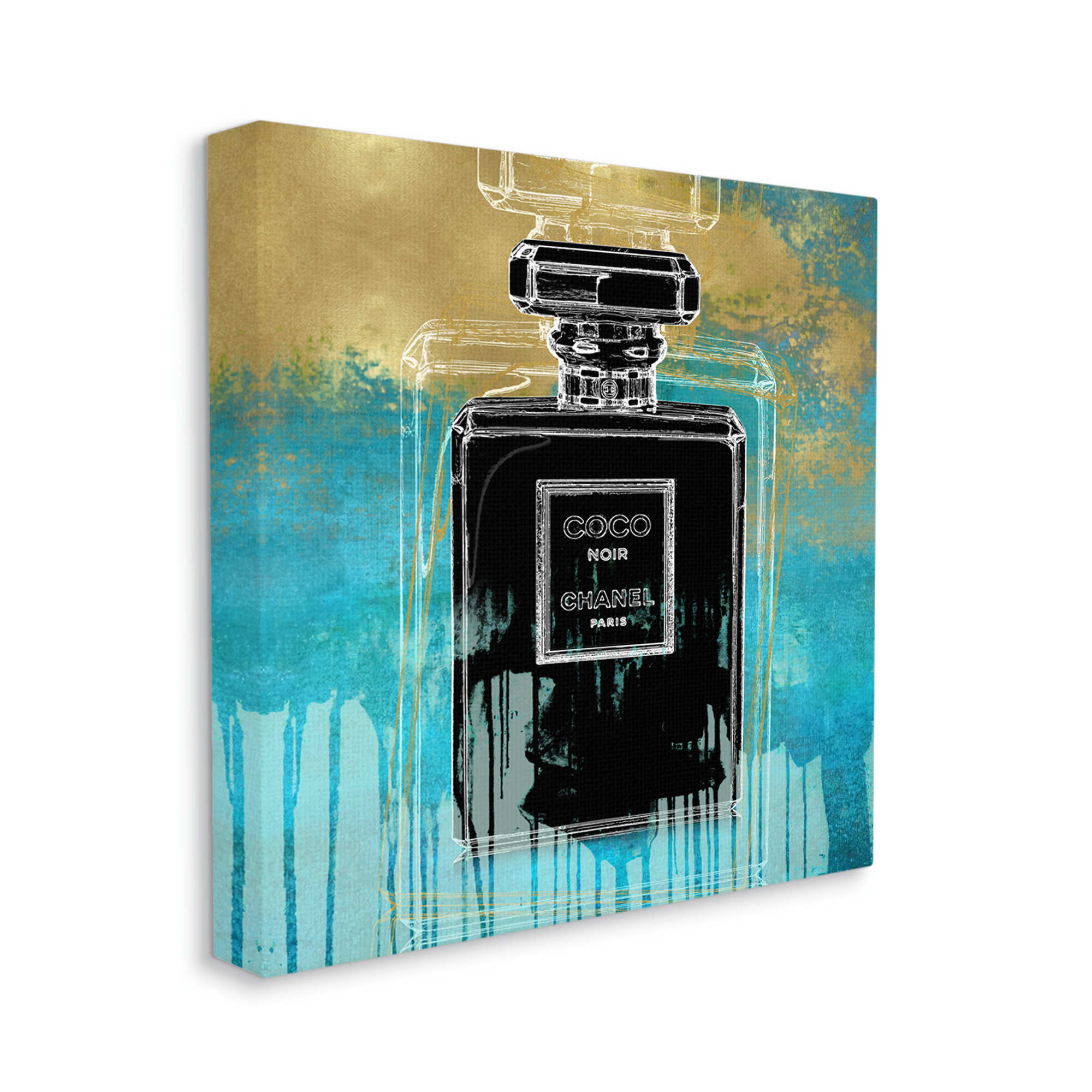 Stupell Modern Glam Perfume Canvas Wall Art Design by Madeline Blake - 24 x 24